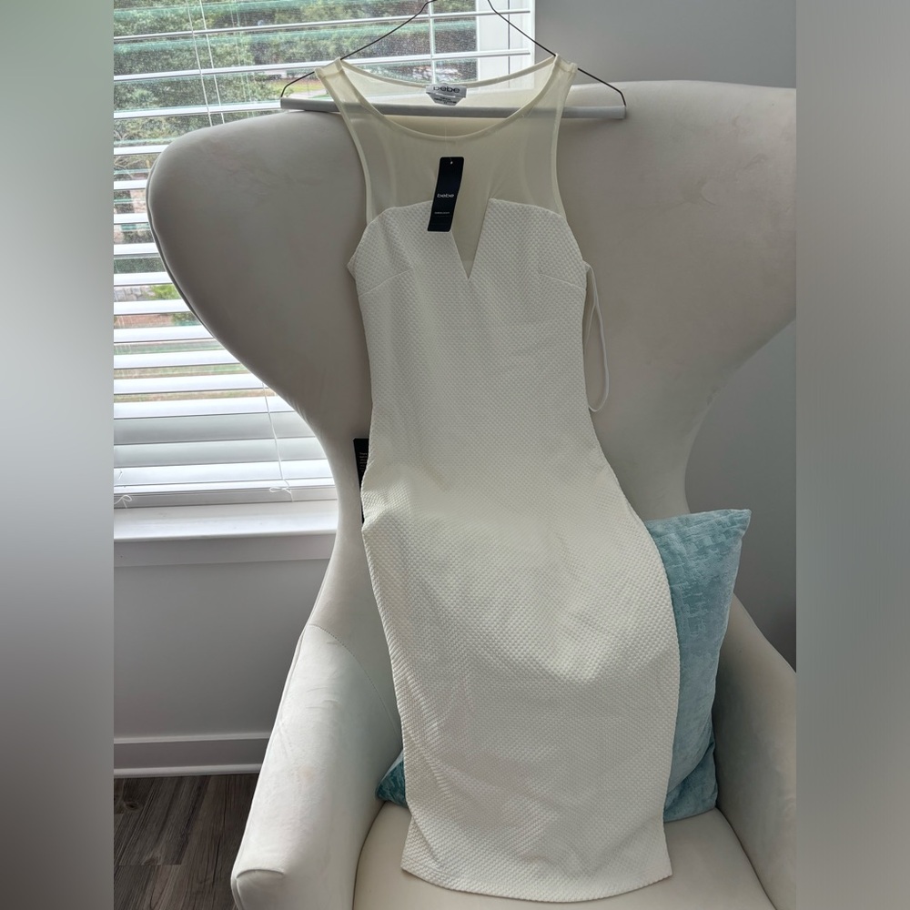 Bebe White Dress